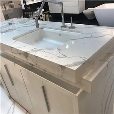 Calacatta White Quartz Countertop