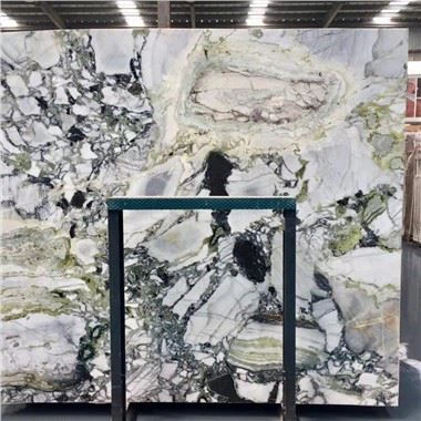 Green Ice Jade Onyx Mermer