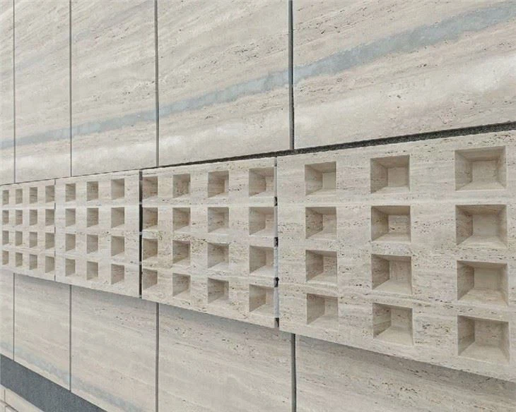 Italian Silver Travertine Stone