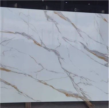 Calacatta Gold Nano Glass High Glossy Ploče
