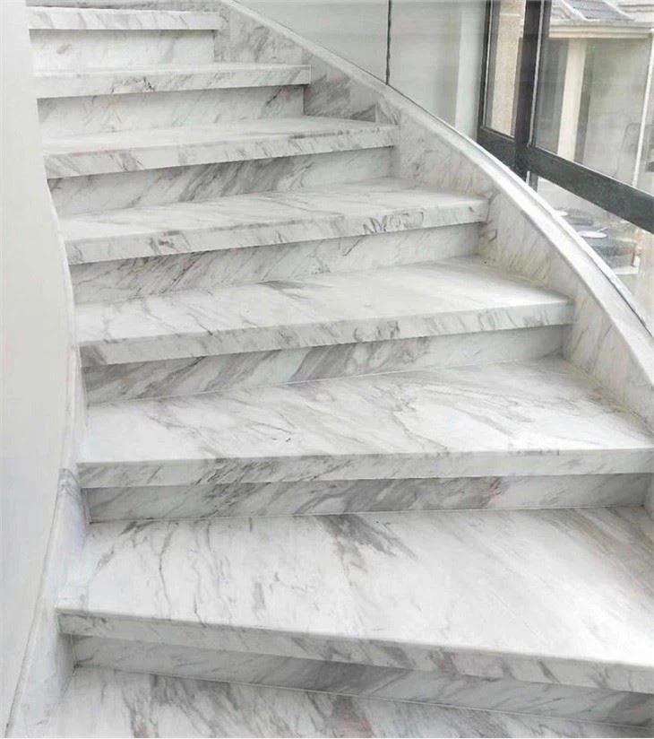 Volakas White Marble stair