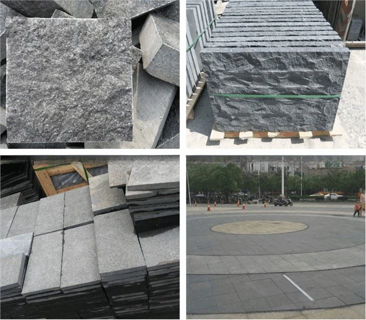 G684 Black Basalt Cube/Cobble/ Paving Stone For Landscape Garden Square Project