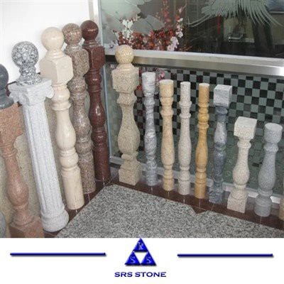 Bijeli mramorni rukohvat Unutarnji balusteri za stepenice