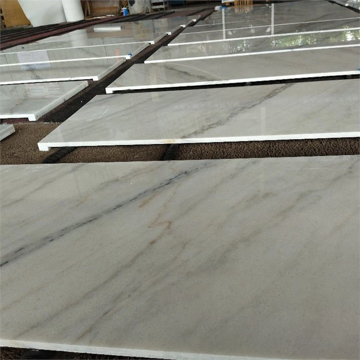 White Marble Grey Vein Tabletop Countertop